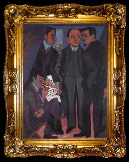 framed  Ernst Ludwig Kirchner Eine Kunstlergemeinschaft, ta009-2